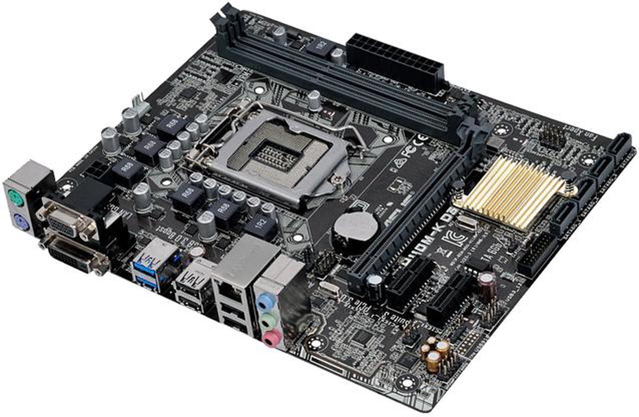 Main image of ASUS H110M-K D3 LGA 1151 Intel H110 USB 3.0 Micro ATX Intel Motherboard