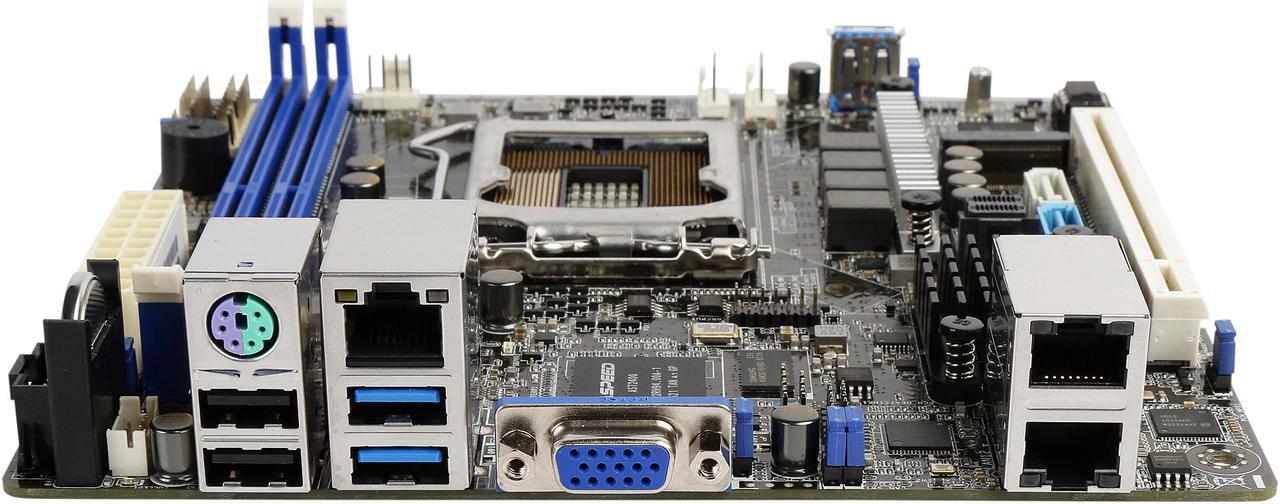 Alt view image 3 of 5 - ASUS P10S-I Mini ITX Server Motherboard LGA 1151 Intel C232