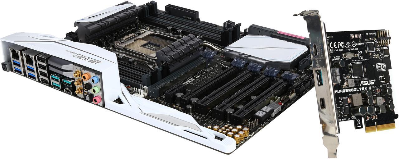 Main image of ASUS X99-DELUXE II LGA 2011-v3 Intel X99 USB 3.1 ATX Intel Motherboard