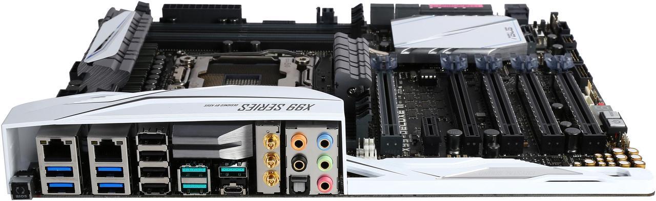 Alt view image 3 of 5 - ASUS X99-DELUXE II LGA 2011-v3 Intel X99 USB 3.1 ATX Intel Motherboard