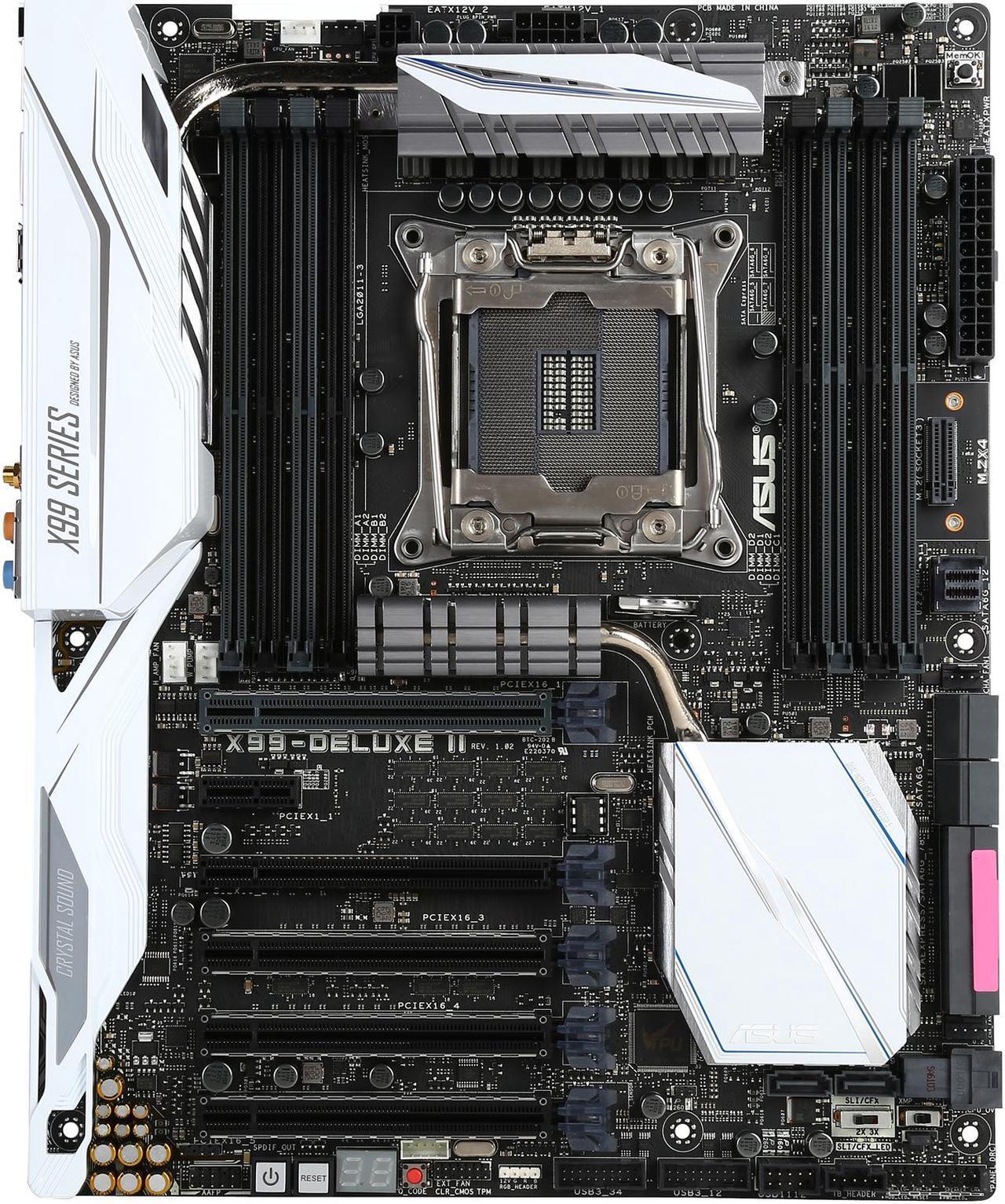 Alt view image 4 of 5 - ASUS X99-DELUXE II LGA 2011-v3 Intel X99 USB 3.1 ATX Intel Motherboard