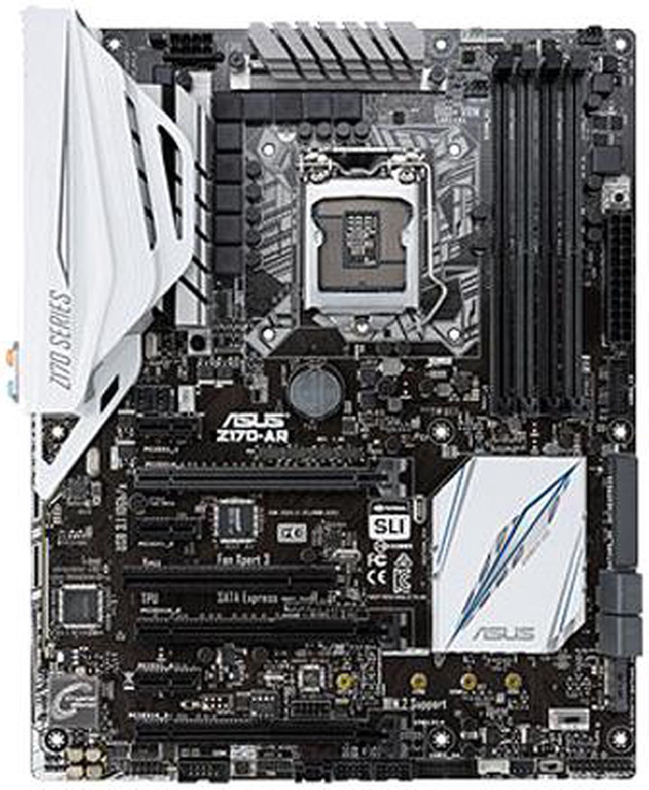 Alt view image 2 of 8 - ASUS Z170-AR LGA 1151 Intel Z170 HDMI SATA 6Gb/s USB 3.1 USB 3.0 ATX Intel Motherboard