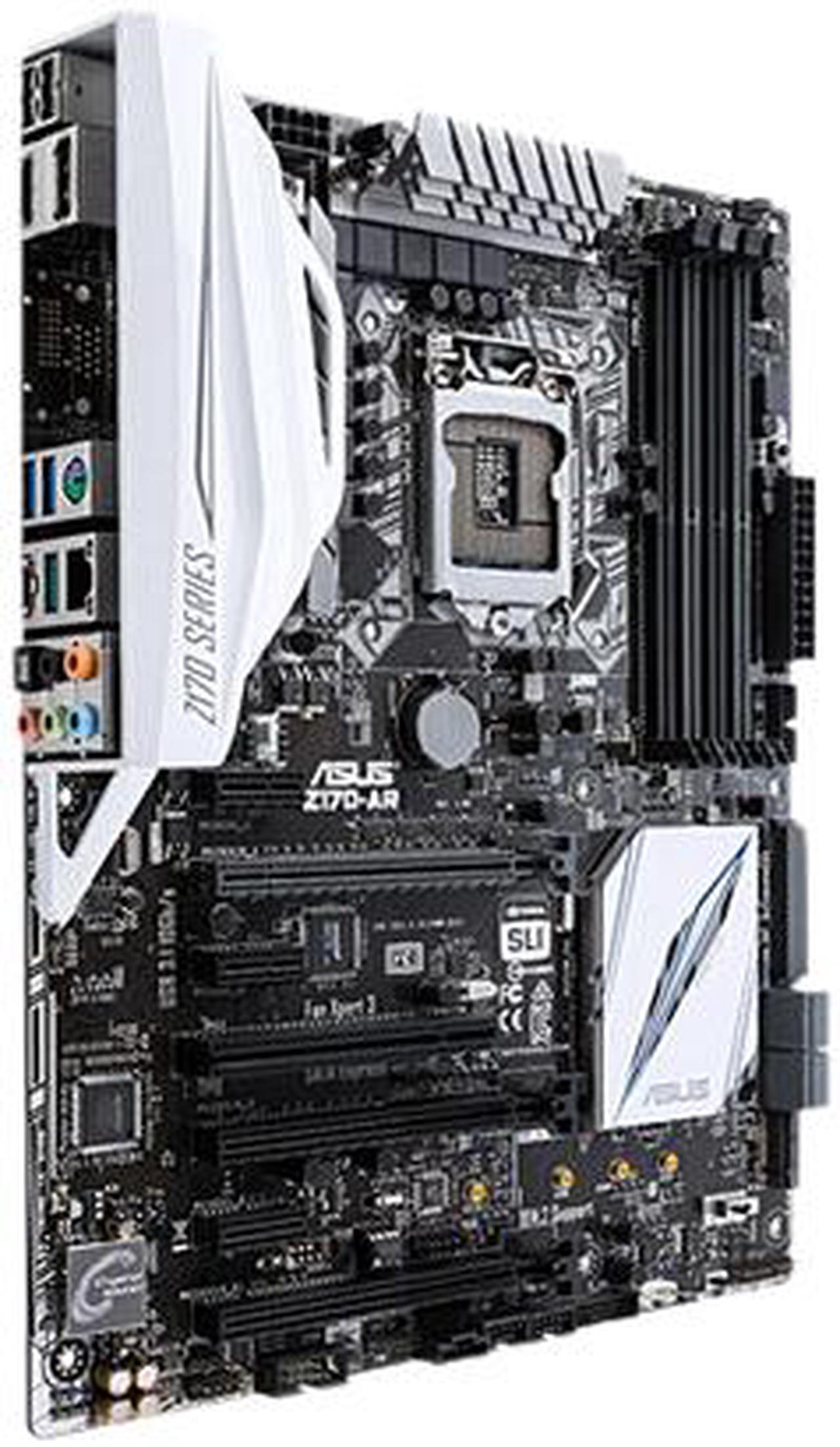 Alt view image 3 of 8 - ASUS Z170-AR LGA 1151 Intel Z170 HDMI SATA 6Gb/s USB 3.1 USB 3.0 ATX Intel Motherboard