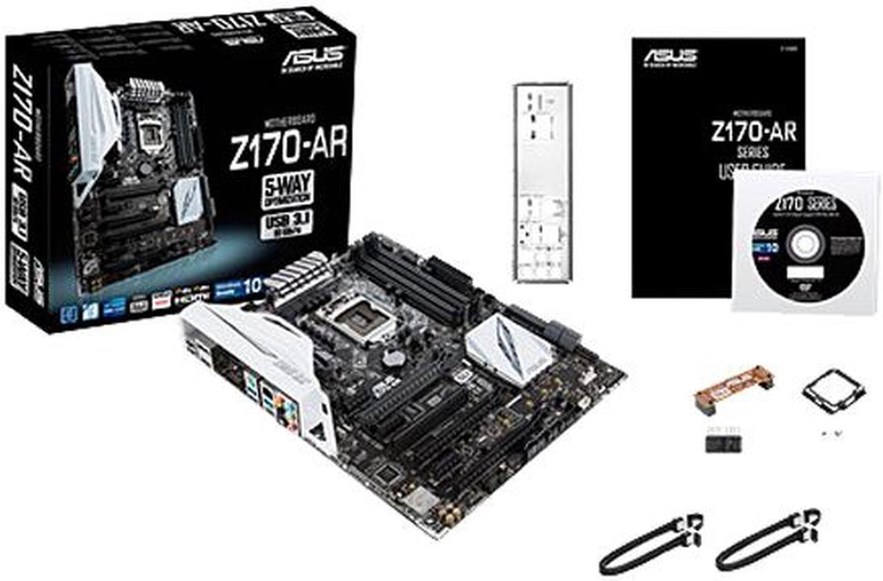 Alt view image 5 of 8 - ASUS Z170-AR LGA 1151 Intel Z170 HDMI SATA 6Gb/s USB 3.1 USB 3.0 ATX Intel Motherboard