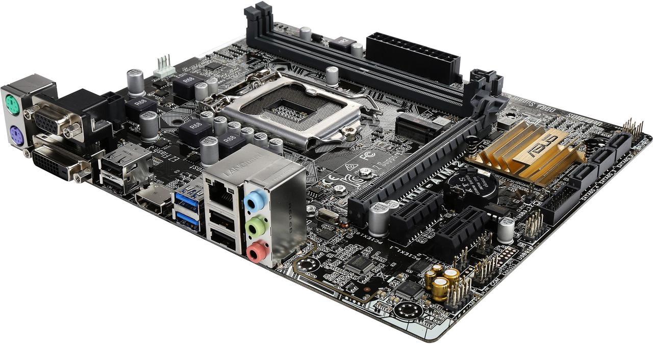 ASUS - MOTHERBOARDS H110M-A/M.2 Intel H110 HDMI SATA 6Gb/s USB 3.0 Micro ATX Motherboards - Intel