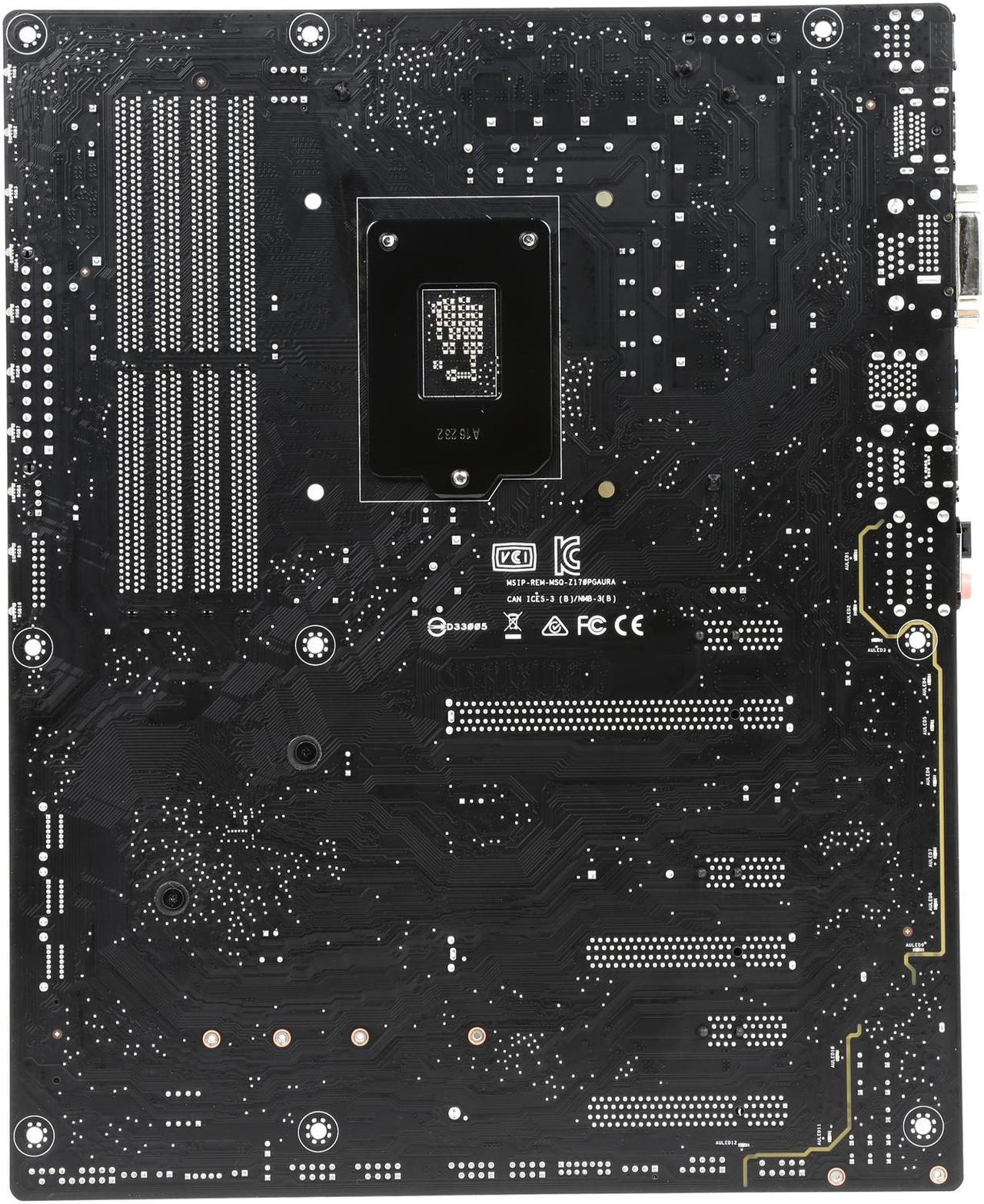 Alt view image 5 of 5 - ASUS Z170 Pro Gaming/AURA LGA 1151 Intel Z170 HDMI SATA 6Gb/s USB 3.1 USB 3.0 ATX Motherboards - Intel
