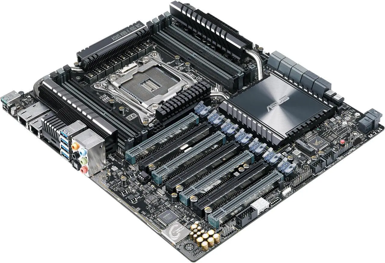 Main image of ASUS X99-E-10G WS LGA 2011-v3 Intel X99 USB 3.1 CEB Intel Motherboard