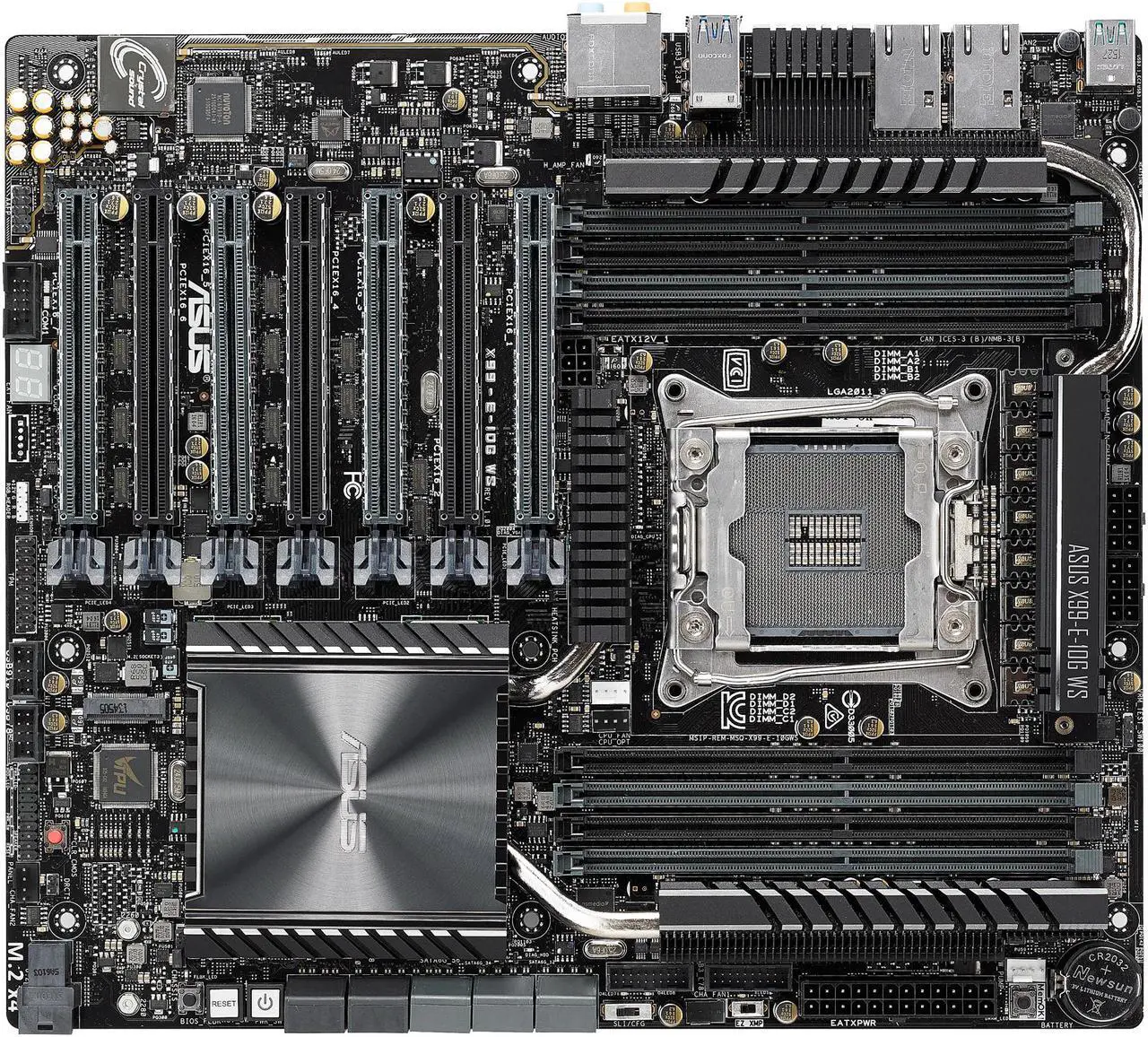 Alt view image 3 of 6 - ASUS X99-E-10G WS LGA 2011-v3 Intel X99 USB 3.1 CEB Intel Motherboard