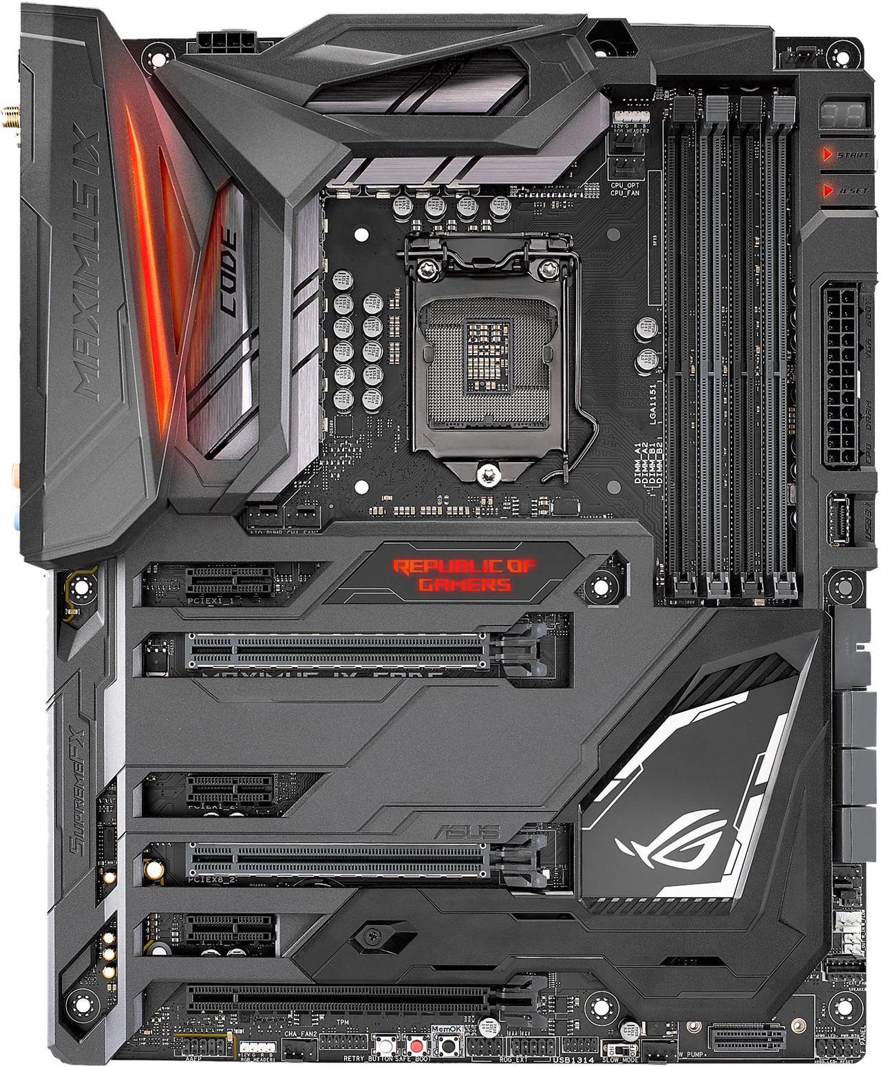 ASUS ROG Maximus IX Code LGA1151 DDR4 DP HDMI M.2 Z270 ATX Motherboard with onboard AC Wifi and USB 3.1