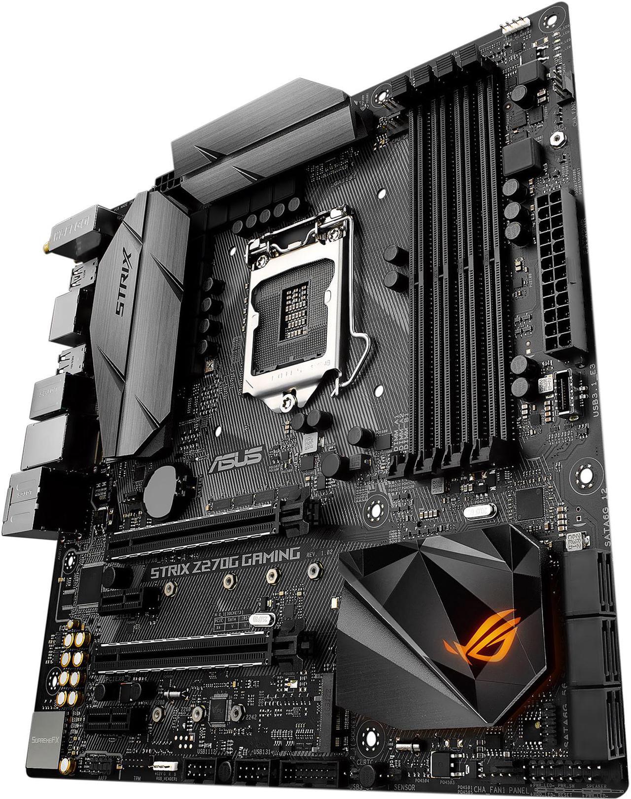 Main image of ASUS ROG STRIX Z270G GAMING LGA1151 DDR4 DP HDMI M.2 mATX Motherboard with onboard AC Wifi and USB 3.1