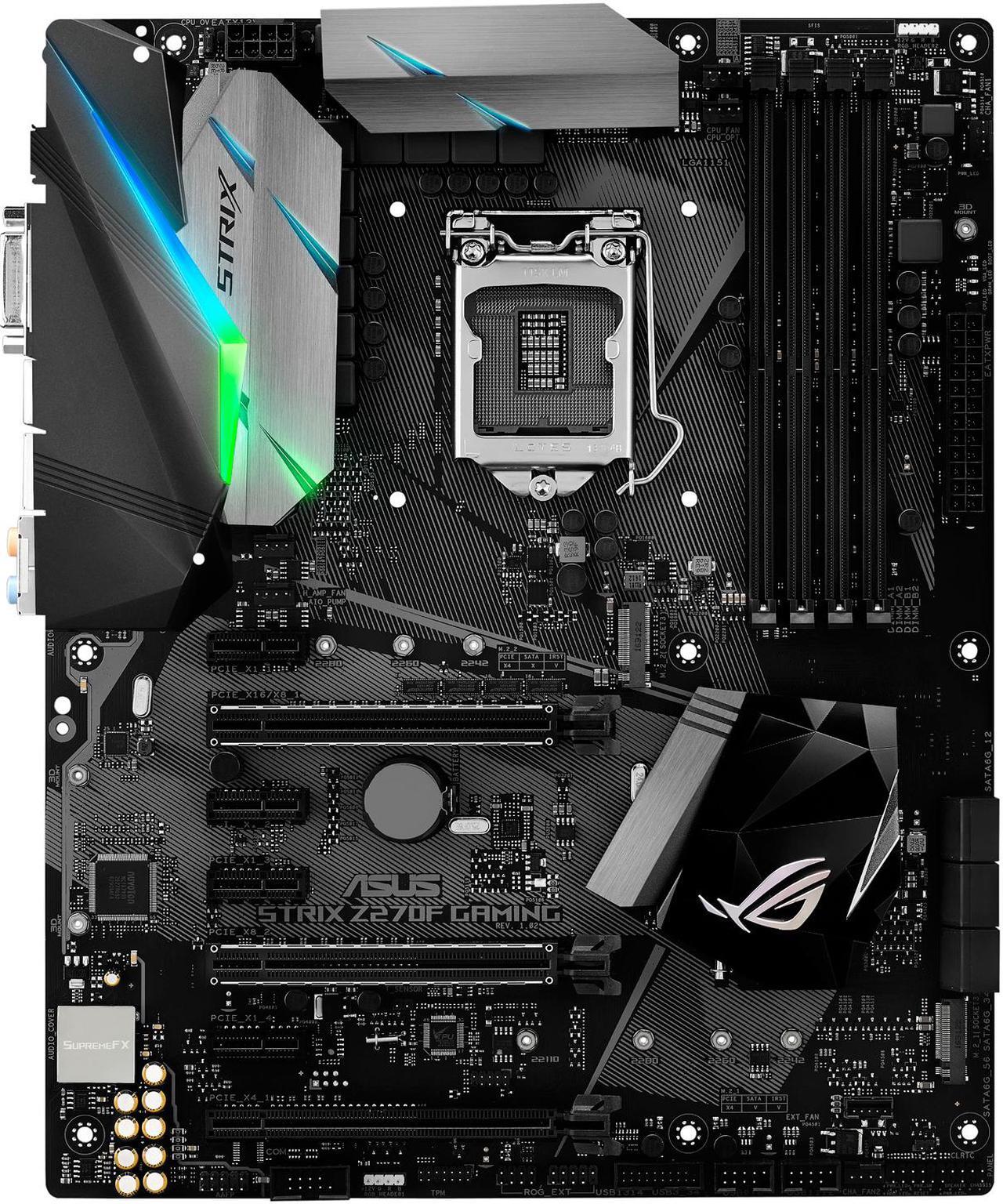 Alt view image 2 of 3 - ASUS ROG STRIX Z270F GAMING LGA 1151 Intel Z270 HDMI USB 3.1 ATX Motherboards - Intel