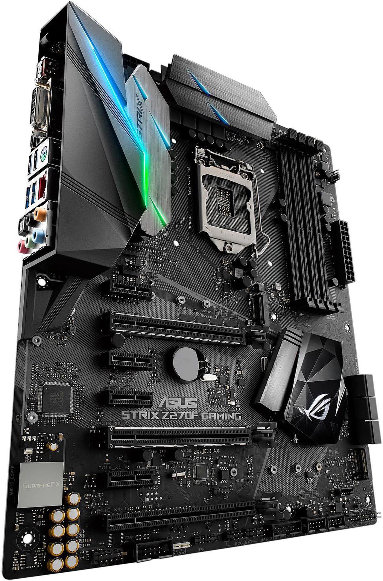 Alt view image 3 of 3 - ASUS ROG STRIX Z270F GAMING LGA 1151 Intel Z270 HDMI USB 3.1 ATX Motherboards - Intel