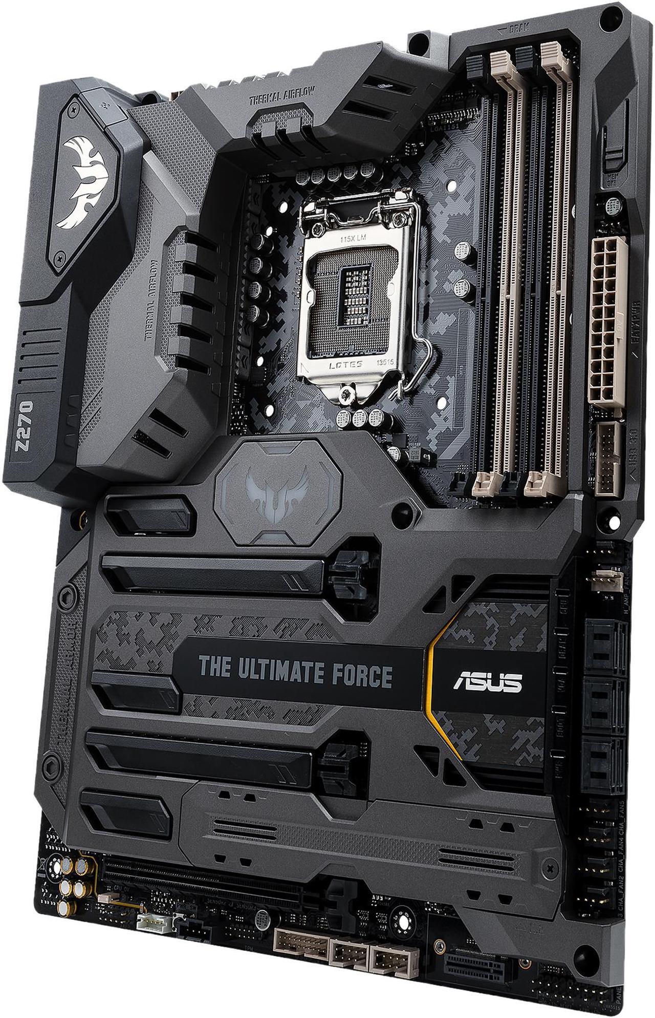 Main image of ASUS TUF Z270 Mark 1 LGA1151 DDR4 DP HDMI M.2 USB 3.1 Z270 ATX Motherboard