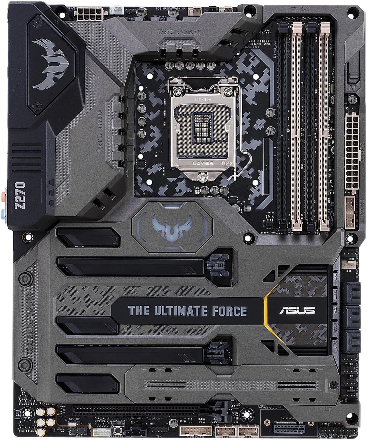 Alt view image 2 of 9 - ASUS TUF Z270 Mark 1 LGA1151 DDR4 DP HDMI M.2 USB 3.1 Z270 ATX Motherboard