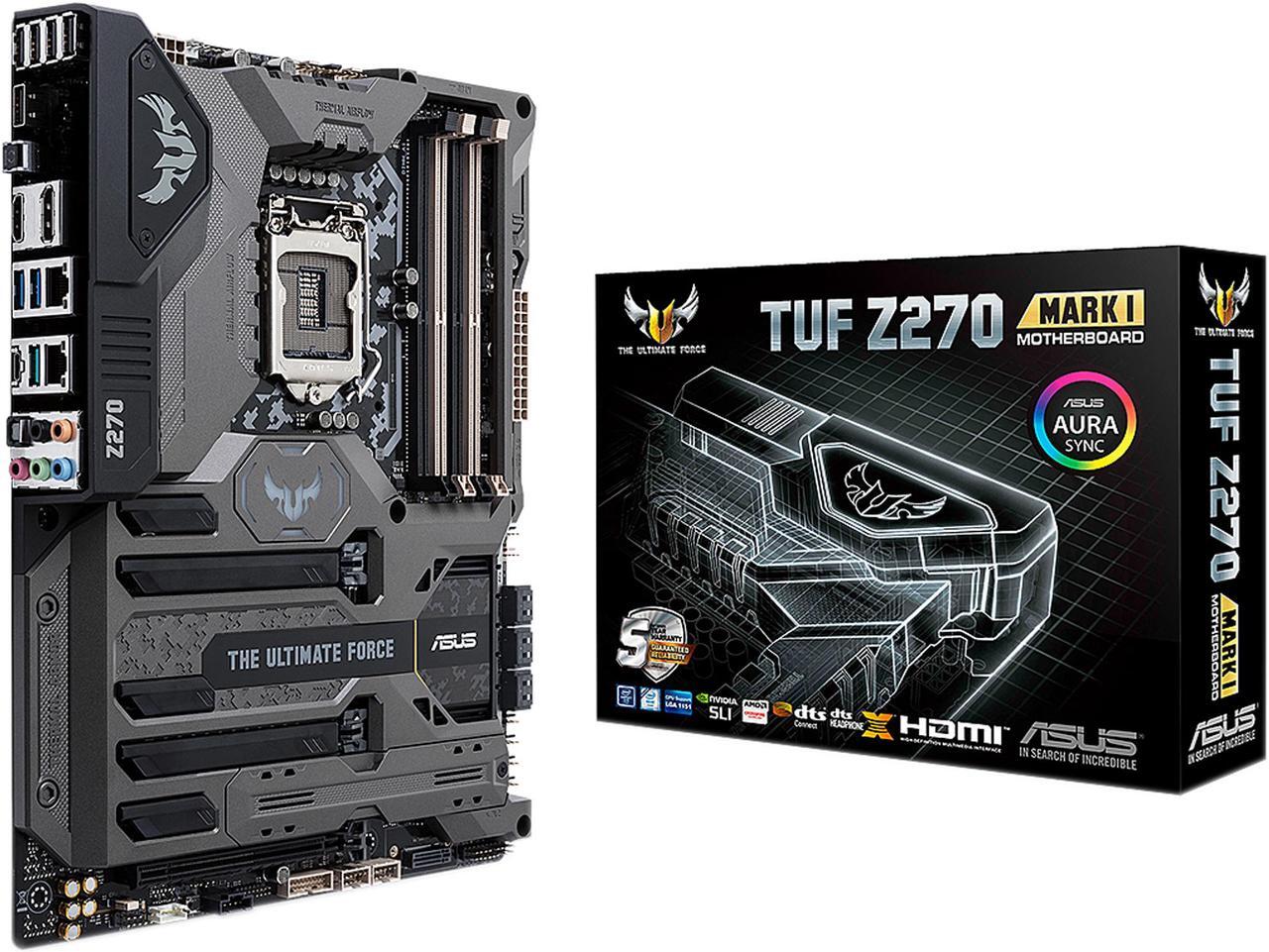 Alt view image 9 of 9 - ASUS TUF Z270 Mark 1 LGA1151 DDR4 DP HDMI M.2 USB 3.1 Z270 ATX Motherboard