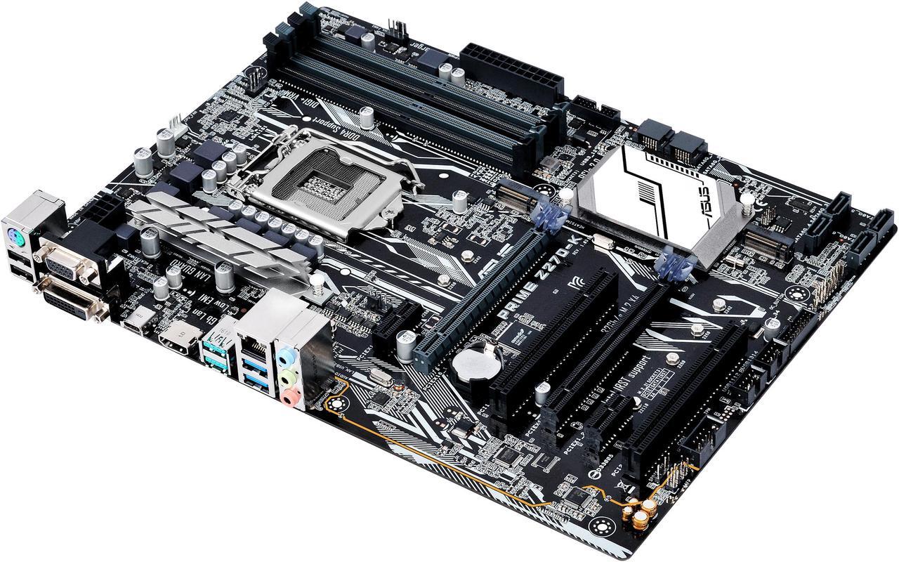 Main image of ASUS Prime PRIME Z270-K LGA 1151 Intel Z270 HDMI SATA 6Gb/s USB 3.1 USB 3.0 ATX Motherboards - Intel