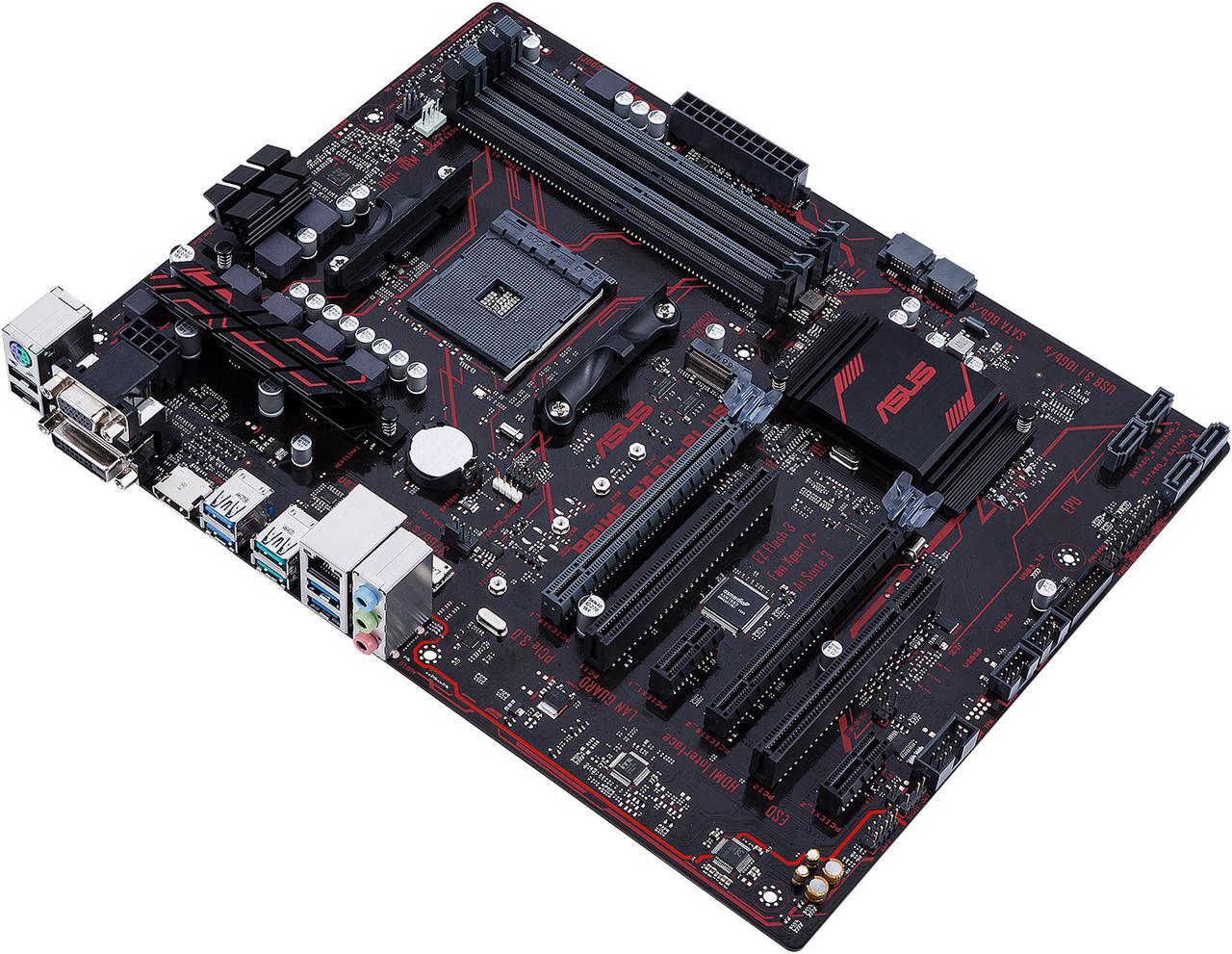 Main image of ASUS PRIME B350-PLUS AM4 AMD B350 SATA 6Gb/s USB 3.1 HDMI ATX Motherboards - AMD