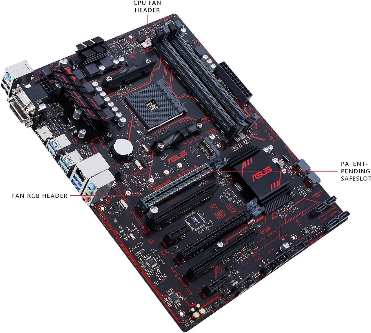 Alt view image 6 of 8 - ASUS PRIME X370-A AMD Ryzen AM4 DDR4 HDMI DVI VGA M.2 USB 3.1 ATX X370 Motherboard