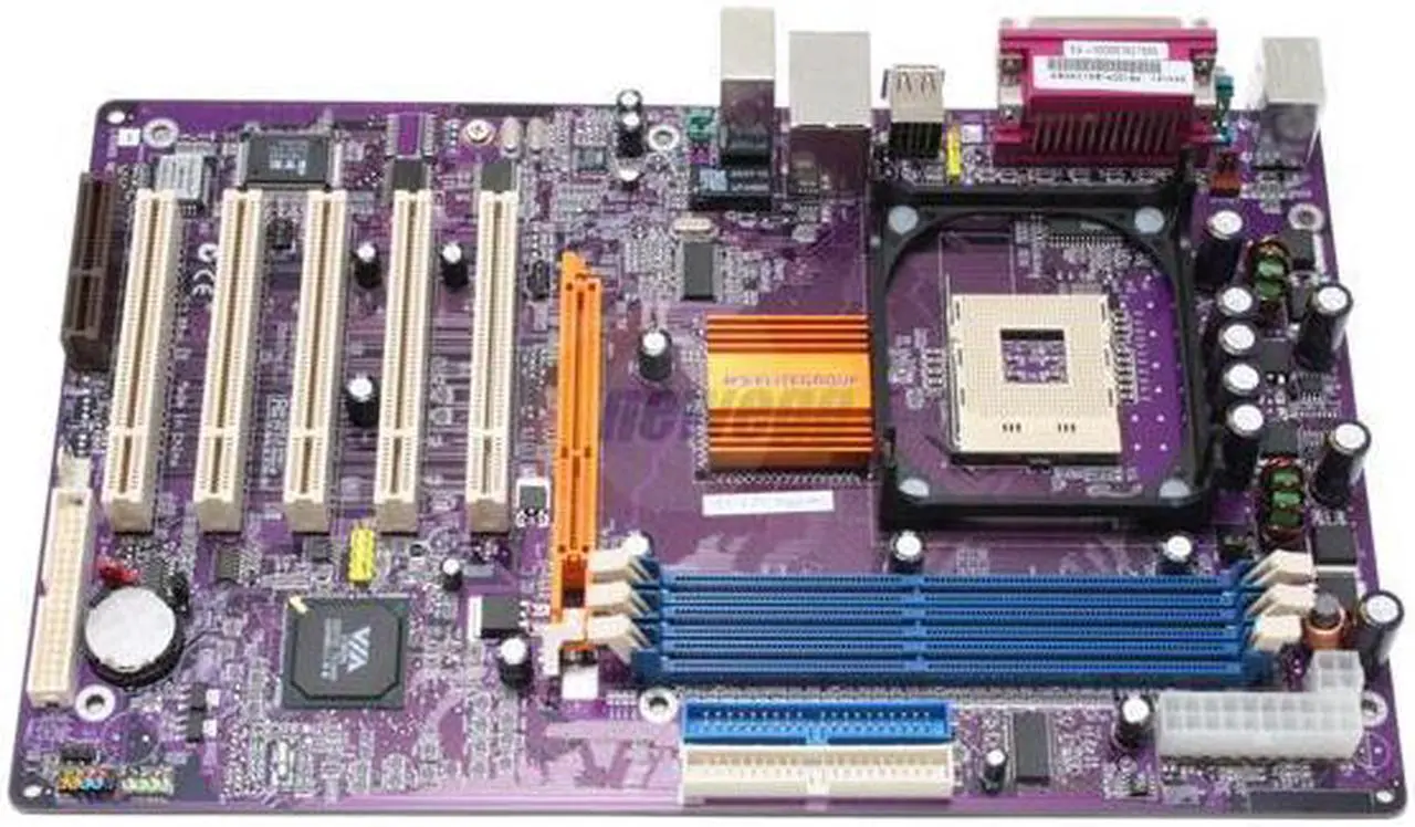 Alt view image 2 of 5 - ECS L4VXA2 (1.0C) Socket 478 VIA P4X400 ATX Intel Motherboard