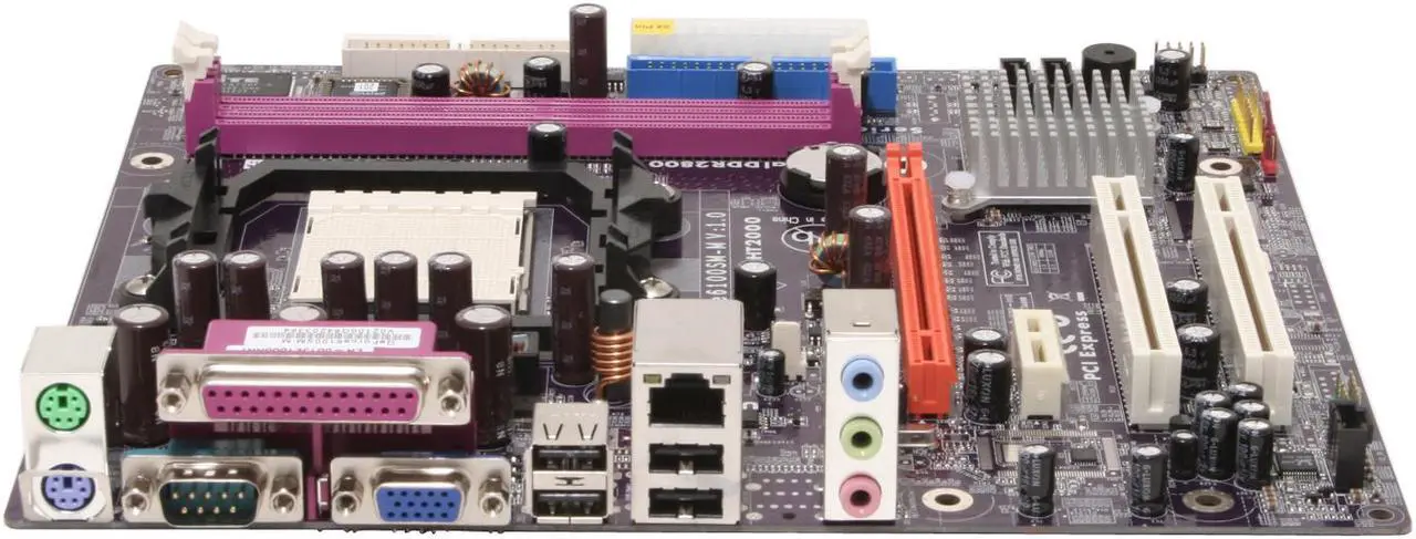 Alt view image 2 of 7 - ECS GeForce6100SM-M (1.0) AM2 NVIDIA GeForce 6100S Micro ATX AMD Motherboard
