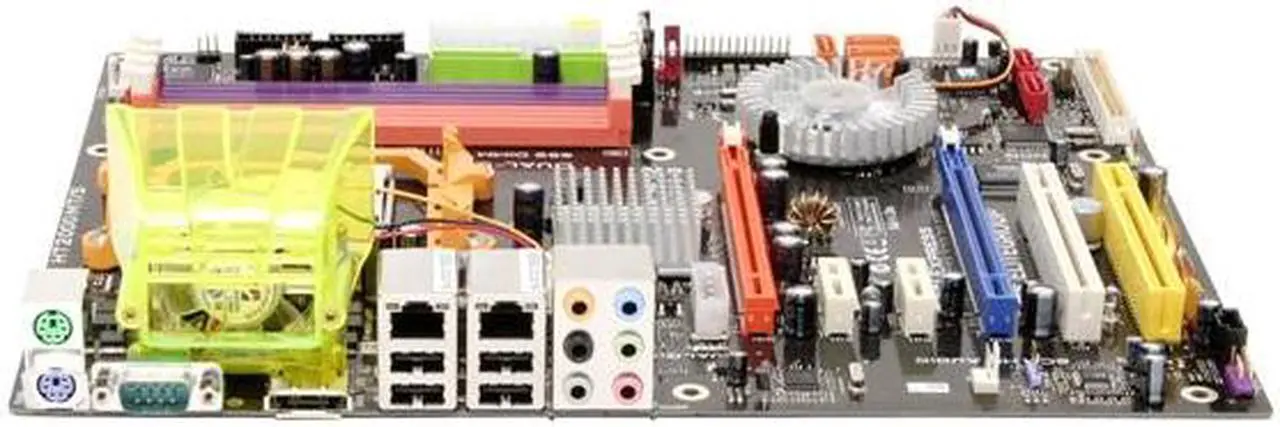 Alt view image 2 of 7 - ECS KN3 SLI2 (1.0) AM2 NVIDIA nForce 590 SLI MCP ATX AMD Motherboard