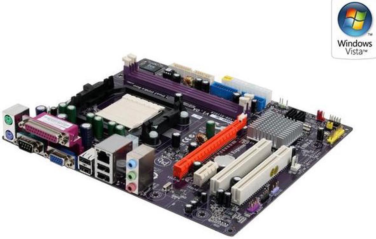 Main image of ECS GeForce6100SM-M2 (V1.0A) AM2 NVIDIA GeForce 6100 Micro ATX AMD Motherboard