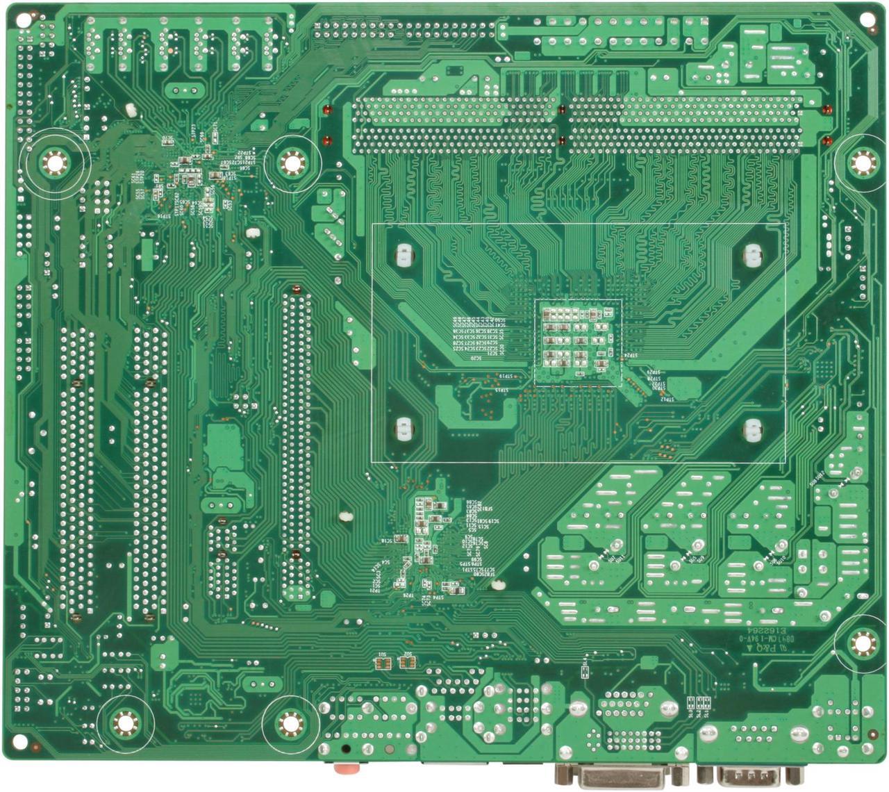 Alt view image 4 of 5 - ECS RC410L/800-M 2.0 LGA 775 ATI Radeon Xpress 200 Micro ATX Intel Motherboard