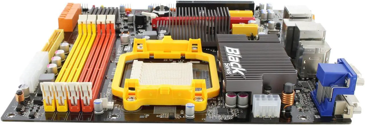 Alt view image 6 of 11 - ECS Black Series A785GM-M AM3 AMD 785G HDMI Micro ATX AMD Motherboard