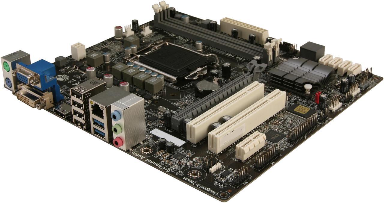 Main image of ECS H77H2-M3(1.0) LGA 1155 Intel H77 HDMI SATA 6Gb/s USB 3.0 Micro ATX Intel Motherboard