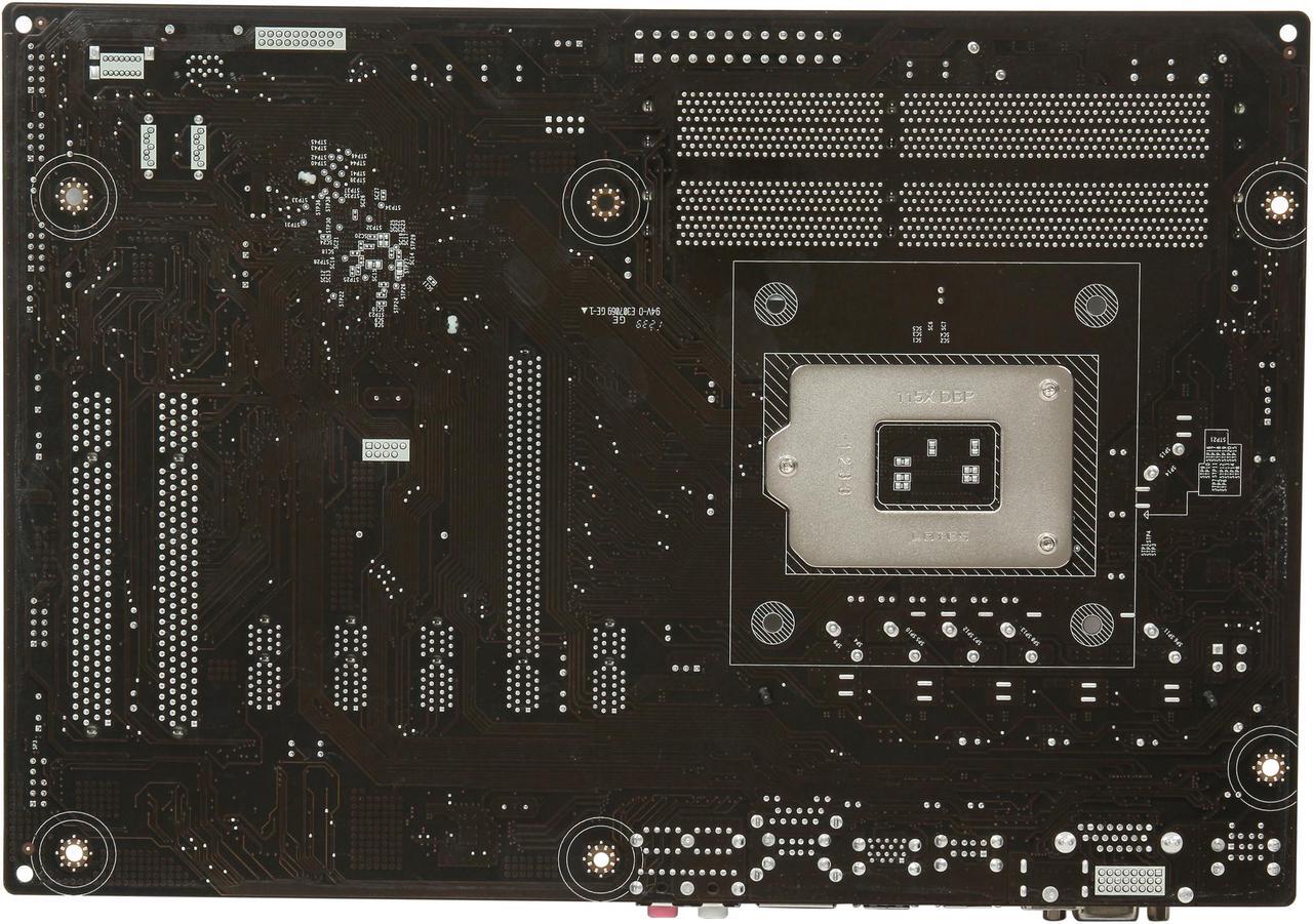 Alt view image 4 of 6 - ECS X77H2-A3 v1.2 LGA 1155 Intel H77 HDMI USB 3.0 ATX Intel Motherboard with UEFI BIOS