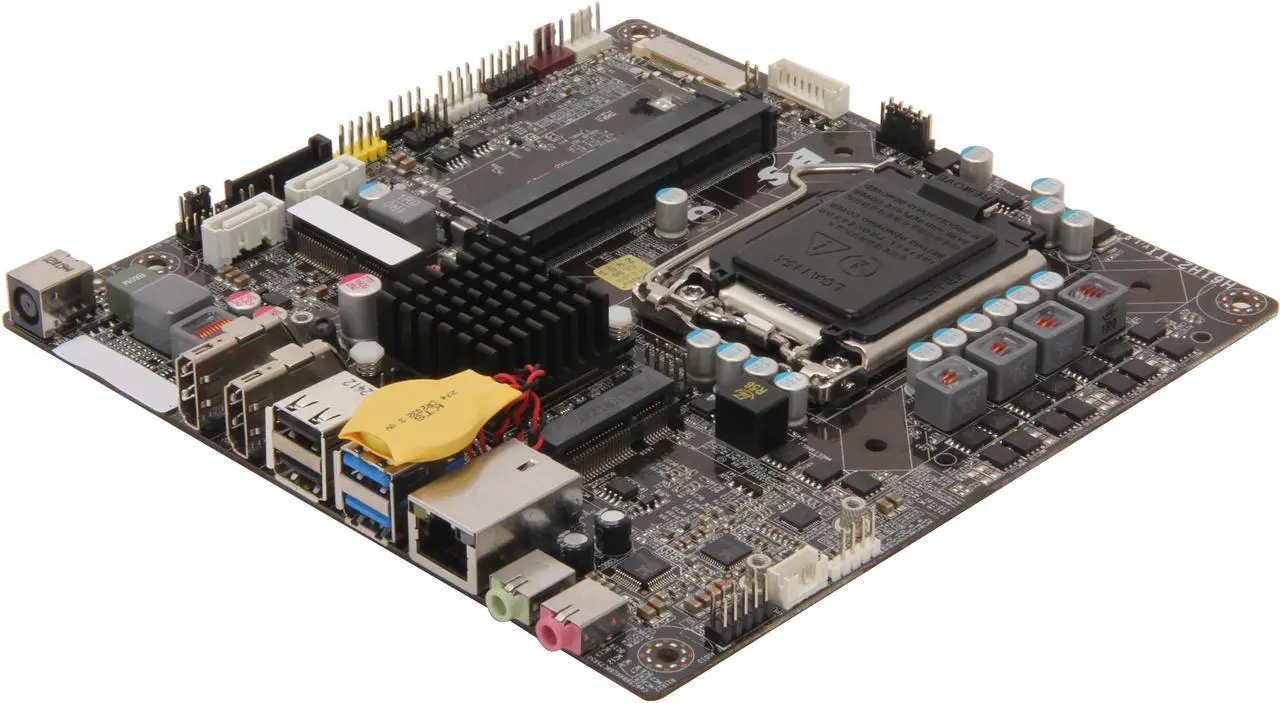 Main image of ECS H61H2-TI LGA 1155 Intel H61 HDMI USB 3.0 Mini ITX Intel Motherboard
