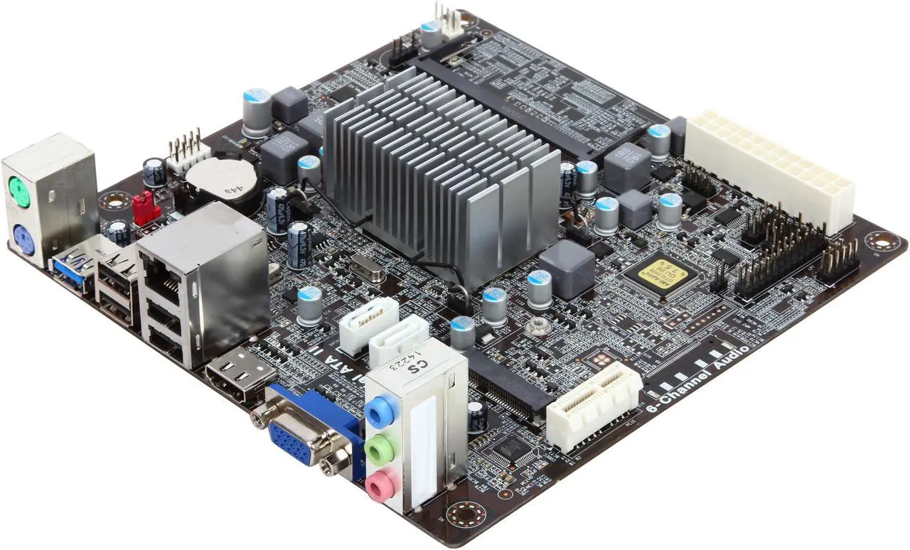 Main image of ECS BAT-I(1.2)/J1800 Intel Celeron J1800 2.41 GHz Mini ITX Motherboard / CPU / VGA Combo