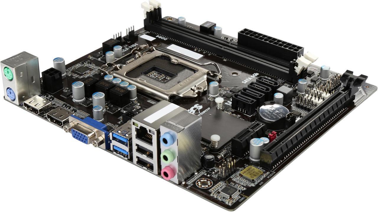 Main image of ECS H110M4-C23 LGA 1151 Intel H110 HDMI SATA 6Gb/s USB 3.0 Micro ATX Motherboards - Intel