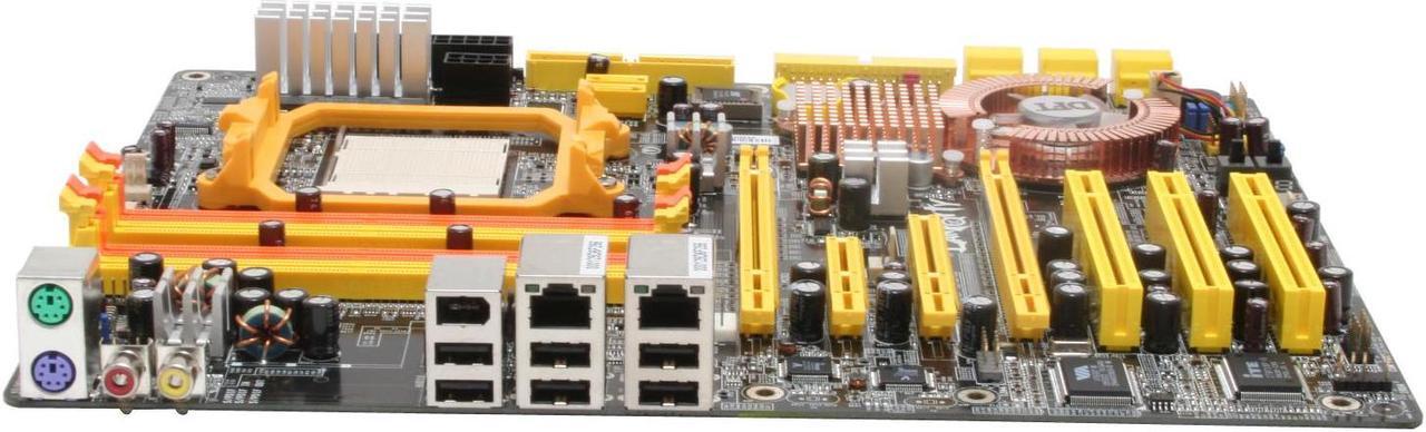 Alt view image 2 of 5 - DFI LANPARTY UT NF590 SLI-M2R/G AM2 NVIDIA nForce 590 SLI MCP ATX AMD Motherboard