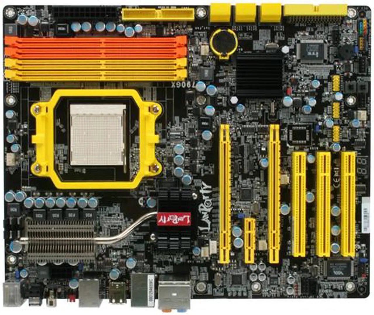 Alt view image 3 of 5 - DFI LANPARTY DK 790GX-M2RS AM2+/AM2 AMD 790GX ATX AMD Motherboard