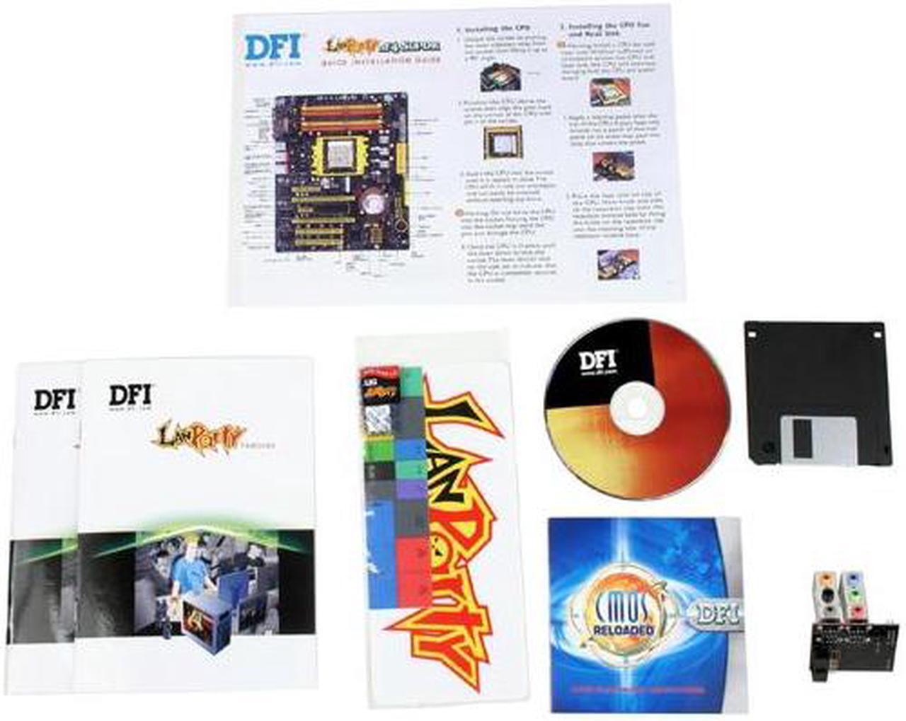 Alt view image 5 of 6 - DFI LANPARTY nF4 SLI-DR 939 NVIDIA nForce4 SLI ATX AMD Motherboard