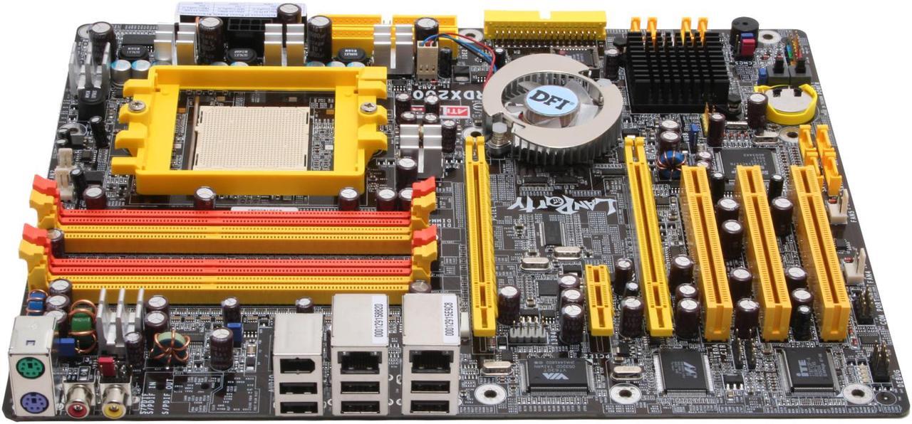 Main image of DFI LanParty UT RDX200 CF-DR 939 ATI Radeon Xpress 200 CrossFire ATX AMD Motherboard