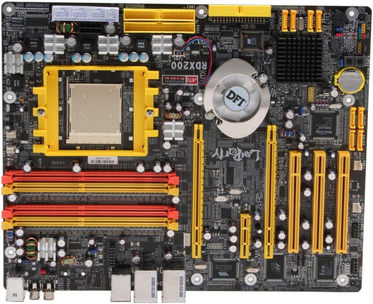 Alt view image 3 of 7 - DFI LanParty UT RDX200 CF-DR 939 ATI Radeon Xpress 200 CrossFire ATX AMD Motherboard