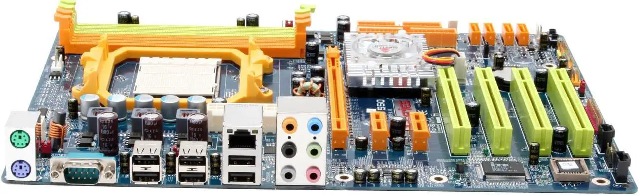 Alt view image 2 of 5 - BIOSTAR TFORCE 550 AM2 NVIDIA nForce 550 MCP ATX AMD Motherboard