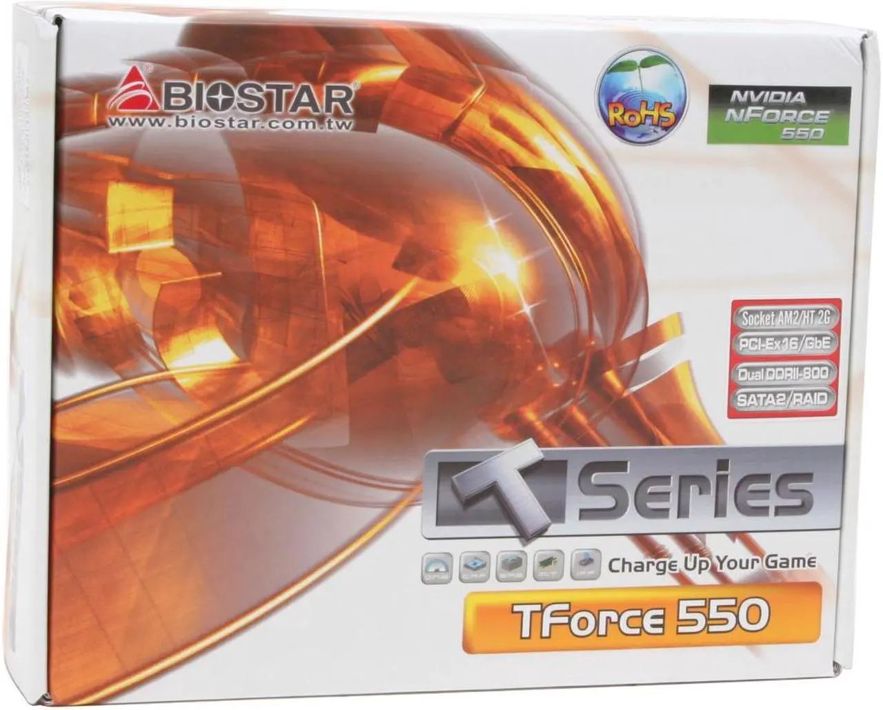 Alt view image 5 of 5 - BIOSTAR TFORCE 550 AM2 NVIDIA nForce 550 MCP ATX AMD Motherboard
