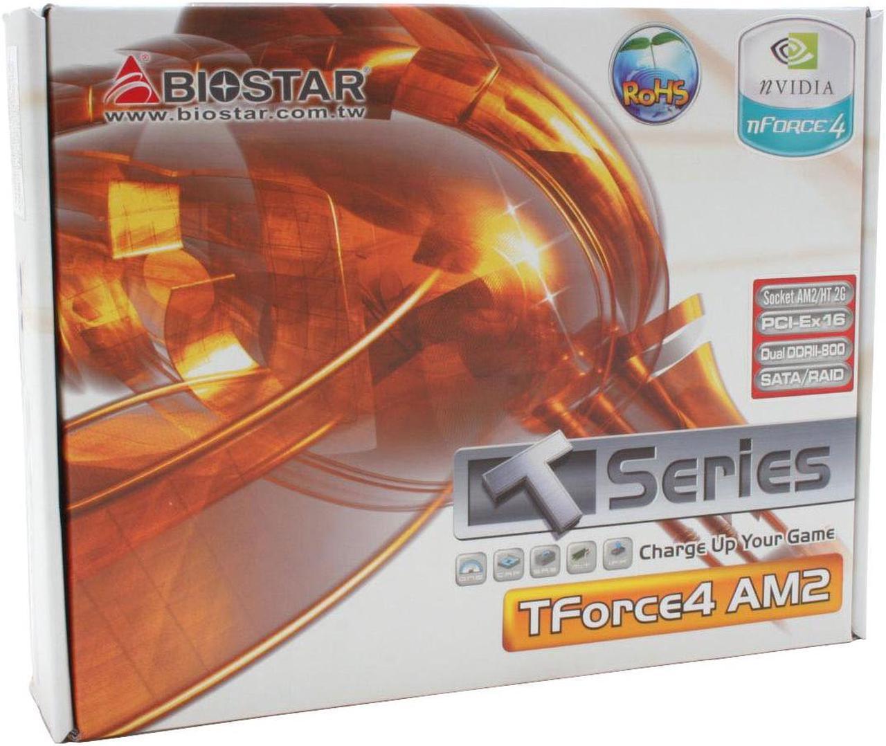 Alt view image 7 of 7 - BIOSTAR TFORCE4 AM2 AM2 NVIDIA nForce4 ATX RoHs compliant AMD Motherboard