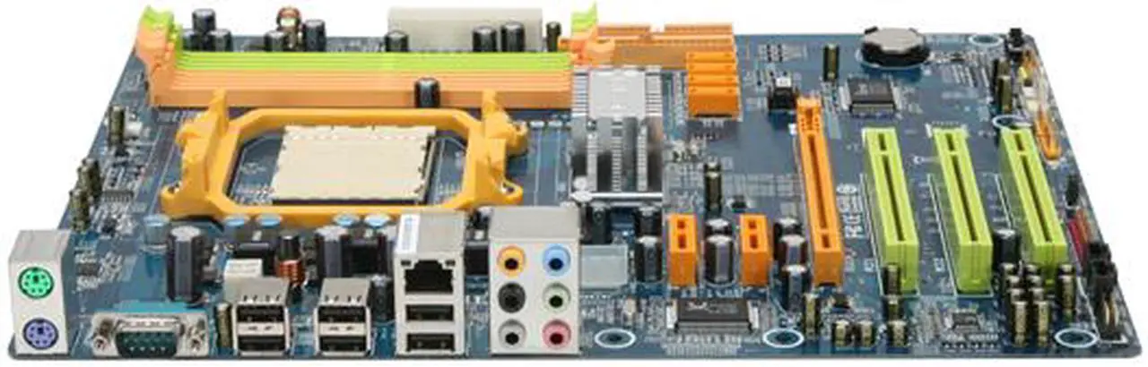 Alt view image 2 of 5 - BIOSTAR TF560 A2+ AM2+/AM2 NVIDIA nForce 560 MCP ATX AMD Motherboard