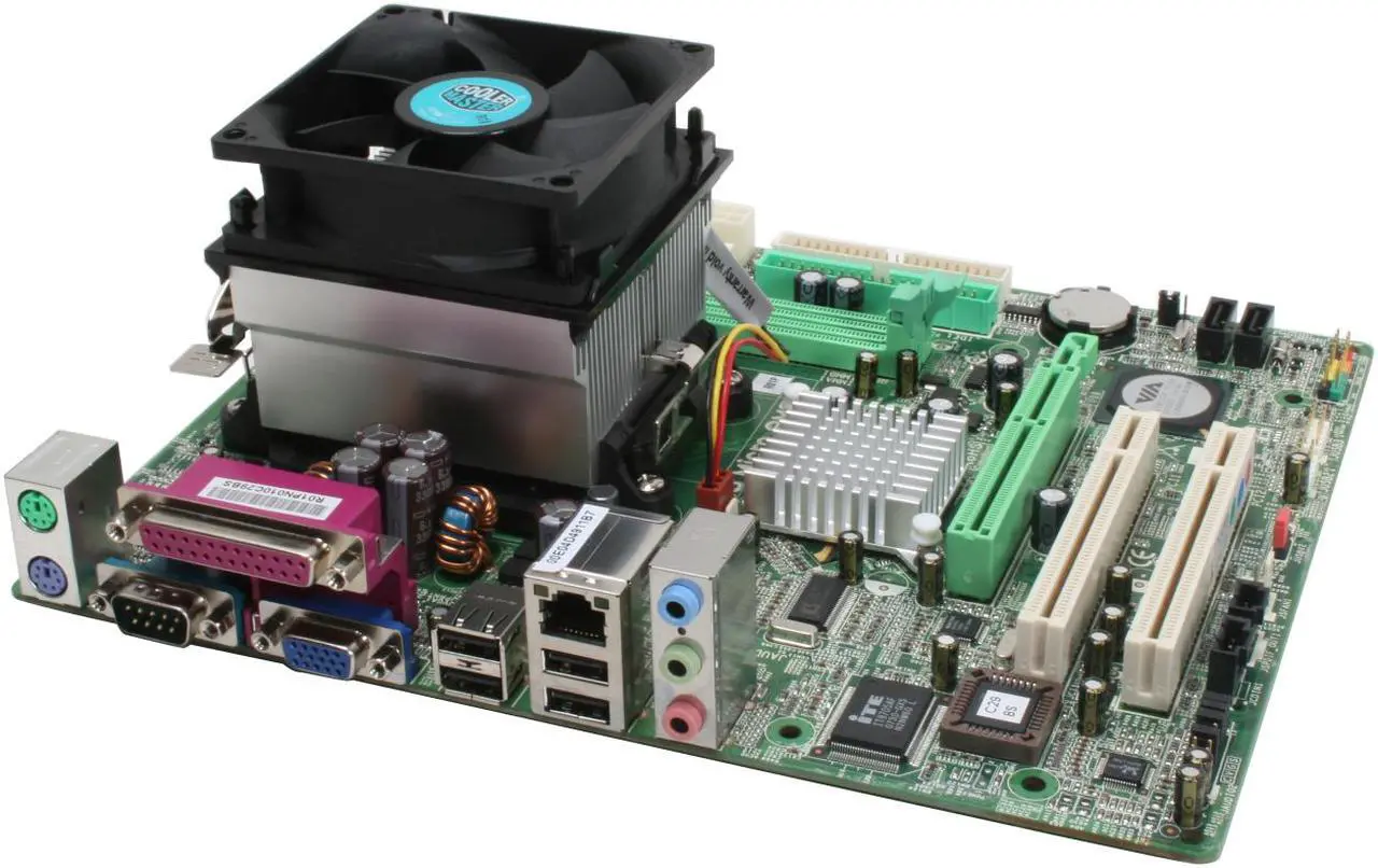 Main image of BIOSTAR AM2VCOMB34S AMD Sempron 3400+ AM2 VIA K8M800 Micro ATX Motherboard / CPU Combo