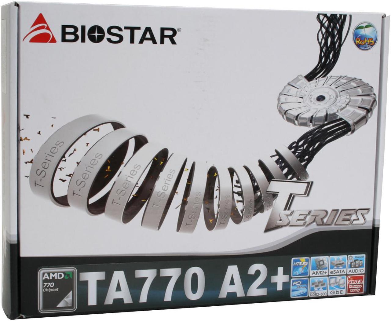 Alt view image 7 of 7 - BIOSTAR TA770 A2+ AM2+/AM2 AMD 770 ATX AMD Motherboard