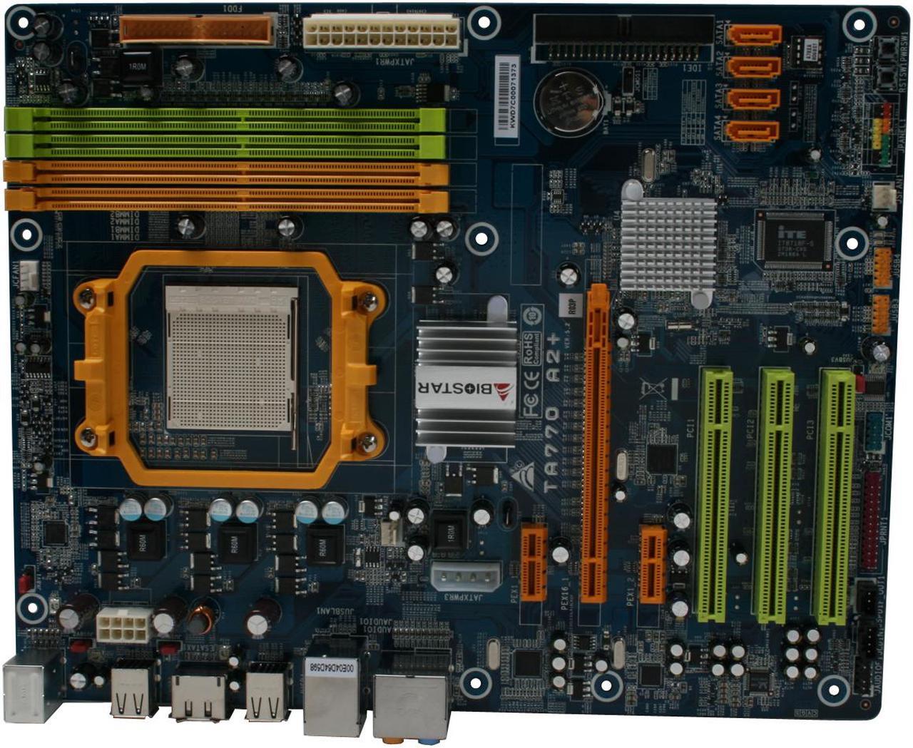 Alt view image 3 of 7 - BIOSTAR TA770 A2+ AM2+/AM2 AMD 770 ATX AMD Motherboard