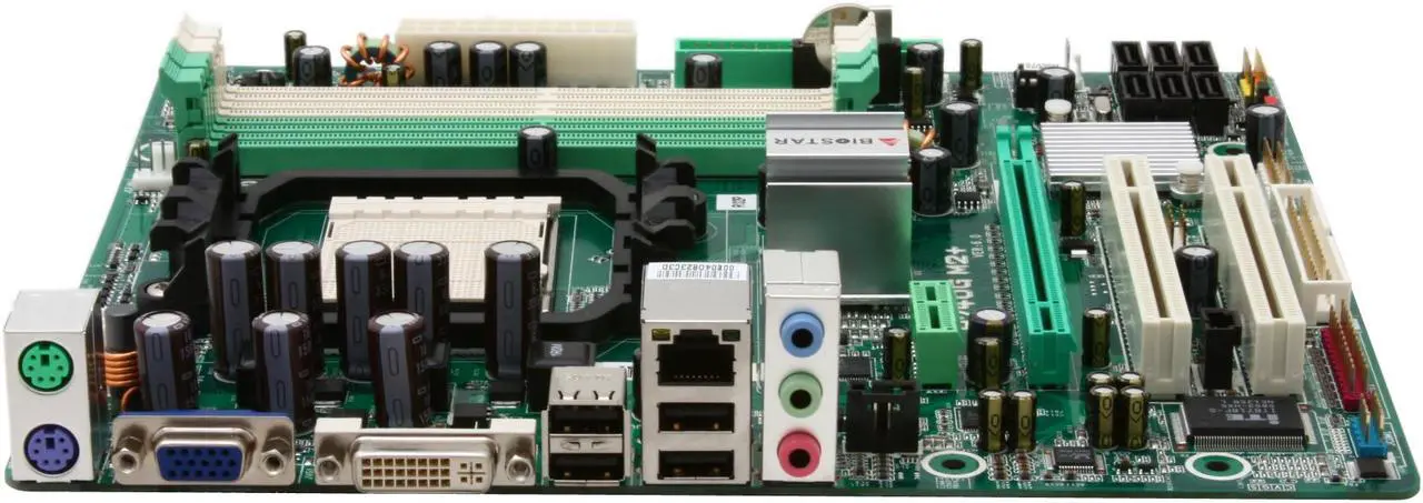 Alt view image 2 of 7 - BIOSTAR A740G M2+ AM2+/AM2 AMD 740G Micro ATX AMD Motherboard