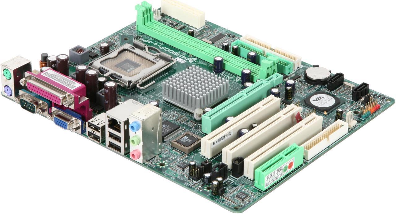 BIOSTAR P4M800 Pro-M7 LGA 775 VIA P4M800 PRO Micro ATX AGP Intel Motherboard