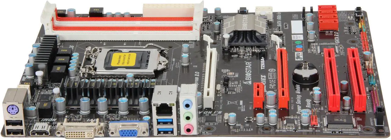 Alt view image 2 of 6 - BIOSTAR TZ68A+RCH LGA 1155 Intel Z68 HDMI USB 3.0 ATX Intel Motherboard