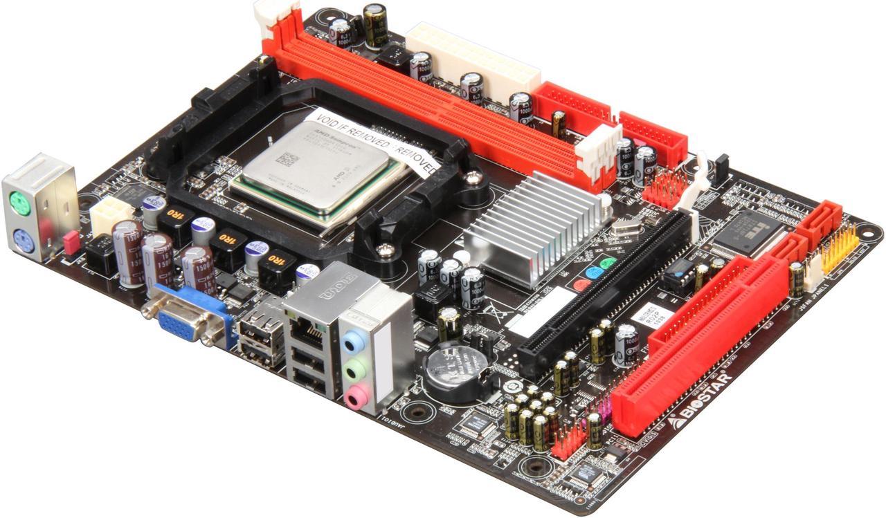 BIOSTAR COMBO6S2 AMD Sempron 130 AM2+/AM2 NVIDIA MCP68S Micro ATX Motherboard / CPU Combo