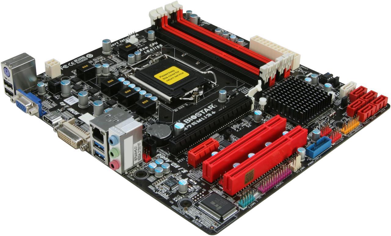 Main image of BIOSTAR B75MU3+ LGA 1155 Intel B75 HDMI USB 3.0 Micro ATX Intel Motherboard